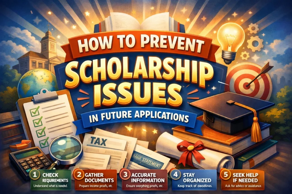 How to Prevent Scholarship Issues in Future Applications